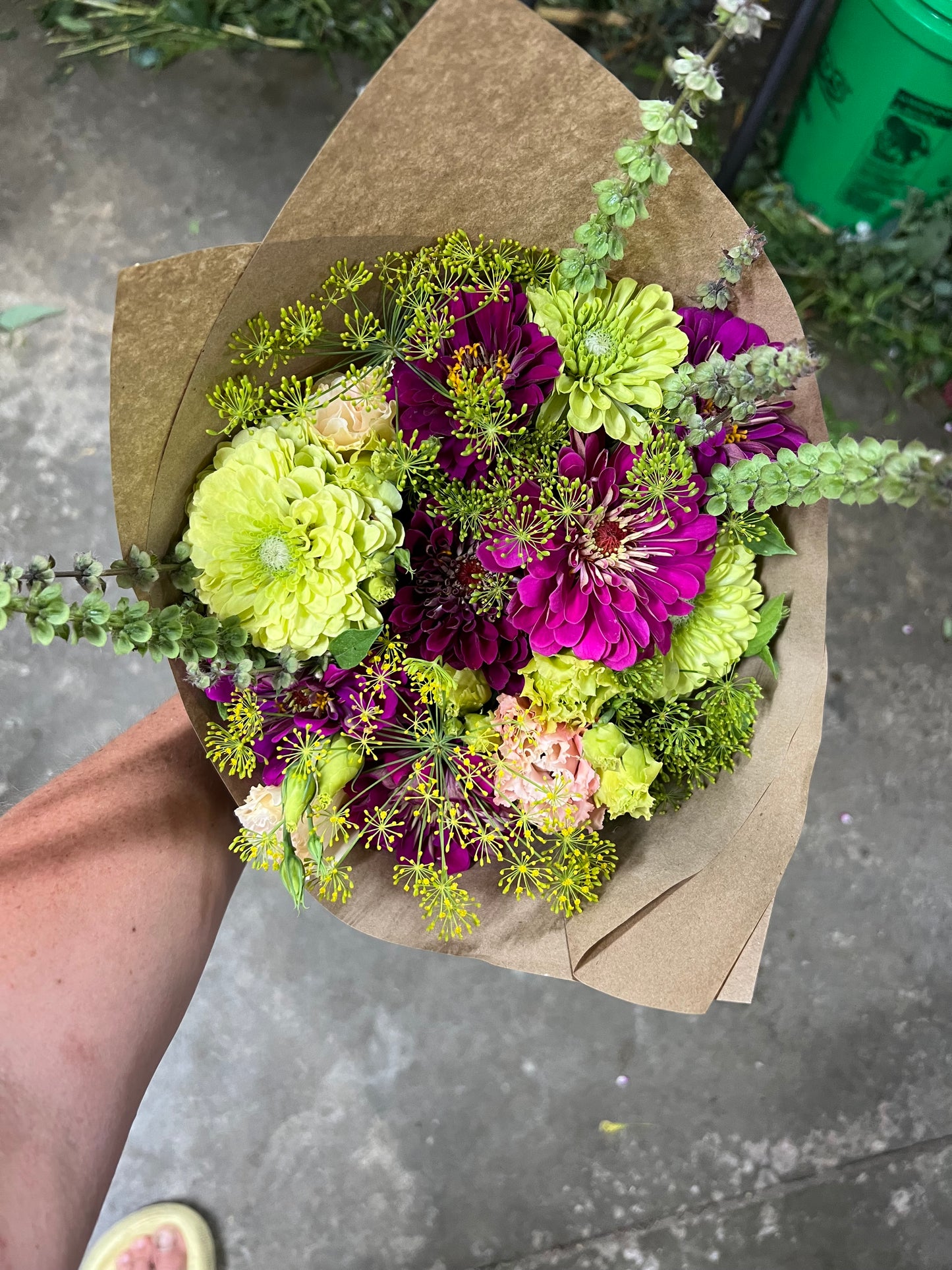 Wrapped Seasonal Bouquet